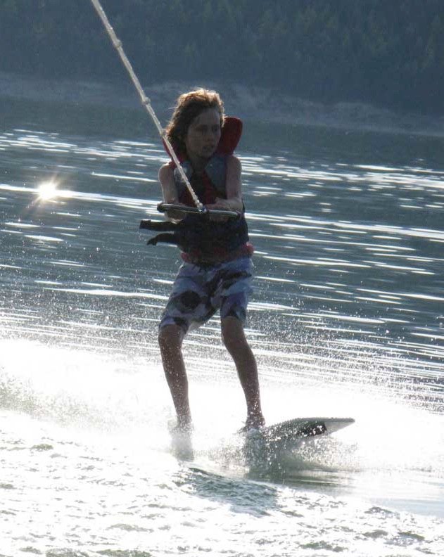 Will on the water having fun in the sun!