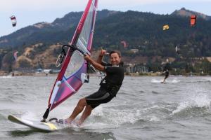Dad doing what he loves so very much in Hood River